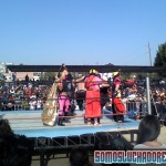 Lucha Libre en Ensenada - Camaleon de Oro, Super Muñeco y Super Muñeco Jr.