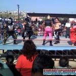 Lucha Libre en Ensenada - Camaleon de Oro, Super Porky, Super Rhino y Scream